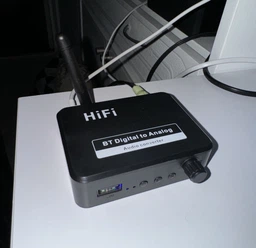 Конвертер / адаптер / декодер звука BLS-B35 SPDIF с Bluetooth, приемник преобразователь аудиосигналов + аудиокабель 3.5 мм AUX, черный (80966590) фото от покупателей 1
