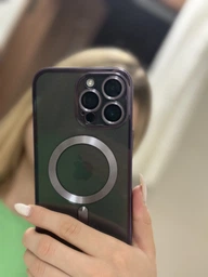 Чохол Fibra Chrome with MagSafe + захист камери для Apple iPhone 14 Pro Max (6.7") Gold фото від покупців 1