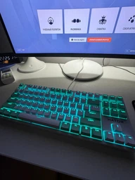 Клавіатура Hator Rockfall 2 Mecha Signature Edition USB Black/Mint/White (HTK-520-BMW) фото від покупців 1