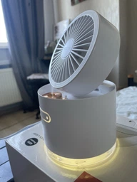 Вентилятор с увлажнением аккумуляторный RZTK Multi Fan White фото от покупателей 13