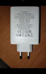 Сетевое Зарядное Устройство Hoco N31GAN (USB, 3xType-C, 100W, быстрая зарядка, 5A, EU, с быстрой зарядкой) - Белый фото от покупателей 2