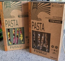 Безглютенові макарони гречані Healthy Generation Fusilli 300 г (4820219570035)