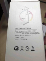 Настільна лампа з акумулятором USB зарядкою LED лампа на батарейках світильник нічна лампа аварійна лампа (50001) фото від покупців 2