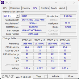 Оперативная память SK hynix SODIMM DDR4 8Gb 1Rx16 3200Mhz PC4-3200AA-SC0-13 HMAA1GS6CJR6N-XN N0 AC фото от покупателей 4