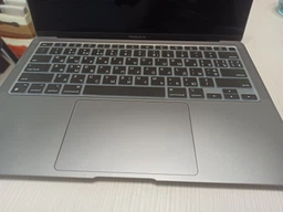Накладка на клавиатуру Fruct для MacBook Air 13 2020/MacBook Air 13 M1 (2021) US Черная Украинские буквы фото от покупателей 1