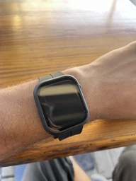 Защитный чехол со стеклом для для Apple Watch 4/5/6/SE/SE 2 (44 мм) Black фото от покупателей 3