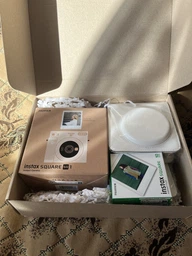 Набір камера Fujifilm Instax Square SQ1, Фотопапір 20шт, Чохол, Фотоальбом 80 фото Блакитний + Фоторамки в подарунок (Подарункове пакування) фото від покупців 2