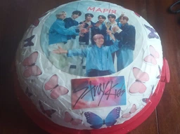 Сахарна їстівна картинка музика, Стрей Кидс, Стей Кідс музична група Stray Kids, K - Pop Ø20см, вис.5*9 на торт (SNP - 02023) фото от покупателей 1