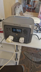 Зарядная станция EcoFlow RIVER 2 (256 Вт·год) . Екофлоу ривер 2 (всплеск до 600 Вт). Для ноутбука, интернет, тв.