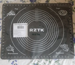 Коврик для формовки и выпечки теста RZTK Силиконовый 400х500 мм с разметкой Mint фото от покупателей 3