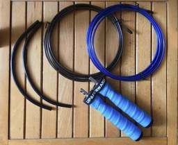 Скакалка швидкісна для кросфіту UP & FORWARD Speed ​​Rope PRO+ UF12463 Blue фото від покупців 3