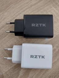 Зарядное устройство RZTK GaN2 65W + кабель USB-C 100W, USB-C (PD3.0) USB-A (QC4.0) White фото от покупателей 19