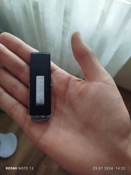 Диктофон міні цифровий звукозаписувач рекордер з тривалим записом інтелектуальний цифровий флеш-накопичувач автономна робота портативний USB 8GB фото від покупців 7
