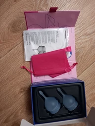 Набір менструальних чаш з мішечком для зберігання Satisfyer Feel Good (Dark Blue), 15мл та 20мл