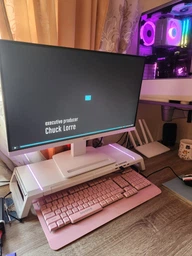 Подставка для настольного монитора MOOJAY с игровой подсветкой RGB и концентратором 4 x USB 3.0