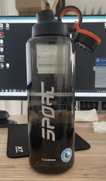 Пляшка для води Casno KXN-1237 1.5 л Чорна (KXN-1237_Black)