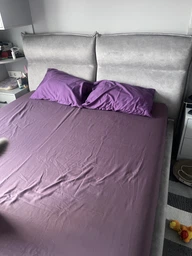 Простирадло на гумці Good-Dream microfiber Violet 120х200 (GDMVSHEETF120200) фото від покупців 3