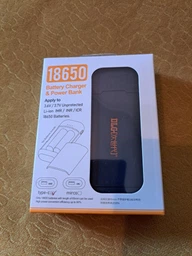 УМБ на сменных аккумуляторах (корпус) DLG-C2 Black, 2x18650, LED, USB-C 5V/2.1A, Box (Power Bank Case) фото от покупателей 9