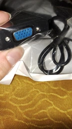 Адаптер (конвертер) сигнала HDMI в VGA+audio, 0.28m, Black фото от покупателей 1