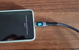 Кабель Lem Berger, USB-С 4.0 Thunderbolt 3/4, угловой, с дисплеем, для быстрой зарядки до 240W, для передачи даных до 40Gbps, поддержка 8K 60Ghz, длина 1 м, 3309808 фото от покупателей 2