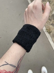 Спортивний махровий напульсник на зап'ястя 1шт Troli Terry Wrist 8 см