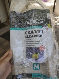 Aquael Gravel Glass Cleaner S Грунтоочиститель со скребком для аквариума 26х46 см фото от покупателей 1