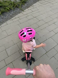 Дитячий самокат 5в1 з сидінням Globber Go Up Baby 360 Lights, рожевий (844-210)