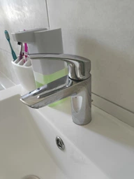 Cмеситель для умывальника однорычажный GROHE Eurosmart черный латунь с донным клапаном 332652433 фото от покупателей 1