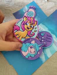 Набір бейджів на липучці Kite My Little Pony Фіолетовий х 3 шт (LP24-3012)