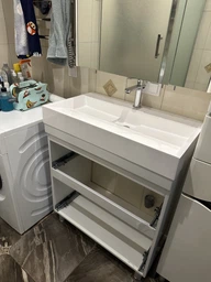 Тумба напольная ADAMANT Grand 80 с умывальником Vision 80