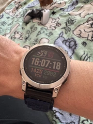 Ремешок для часов Hemsut HS121 Super Strong Nylon Garmin Blue 22 mm