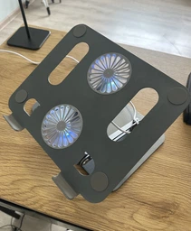 Підставка для ноутбука VHG P43 складана з вентилятором Folding Laptop Stand, Dr. Gray фото от покупателей 7