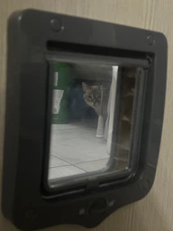 Двері для котів Trixie двосторонні 20 х 22 cм Сірі (4011905442020) фото від покупців 7