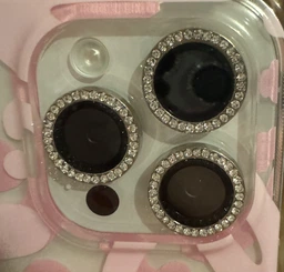 Захисне скло для iPhone 15 Pro/15 Pro Max Camera Glass Diamond Series Сріблястий фото від покупців 1