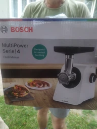 Мясорубка Bosch MultiPower MFWS420W фото от покупателей 9