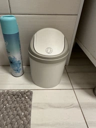 Ведро для мусора настольное MBM HOME BIN-10 1.6L GRAY пластиковое серое фото от покупателей 3