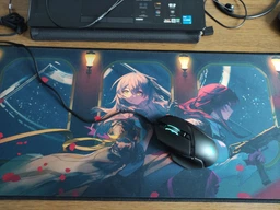 Игровая поверхность WorkPlaceShop Genshin Impact Яэ Мико и Райден 300х700 мм фото от покупателей 10