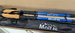 Палиці для скандинавської ходьби Moltis Relax MR-140, фіолетові, з амортизацією Antishock 10027 фото від покупців 11