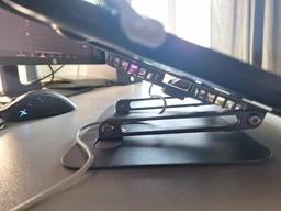 Підставка для ноутбука VHG P43 складана з вентилятором Folding Laptop Stand, Dr. Gray фото от покупателей 4