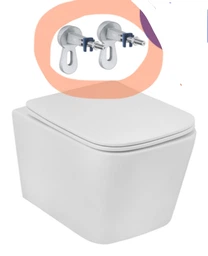 Инсталляция GROHE Rapid SL 3884966Q c панелью смыва Even 38966000 + унитаз KRONER Eifel WHI483429 Tornado Rimless с сиденьем Slim Soft Close Quick Release дюропласт KE483429WHIT (3884966KE483429)