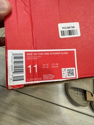 Мужские шлепанцы для пляжа Nike Victori One Shower Slide CZ5478-400 44.5 (12) 30 см Темно-синие (194501092197) фото от покупателей 5