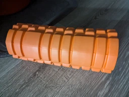 Массажный ролик EasyFit Solid Roller v.1.1s 33 см оранжевый фото от покупателей 4