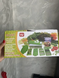 Овочерізка Салатовий Nicer Dicer Plus універсальна Найсер Дайсер Плюс (IS33) фото від покупців 1