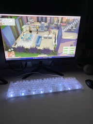 Клавиатура Yelandar AN-T20 проводная USB мембранная с подсветкой RGB White фото от покупателей 9