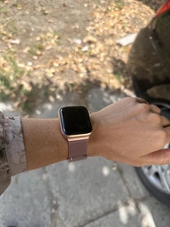 Металевий ремінець Fruct Milanese Loop Band для Apple Watch 38/40/41/42 mm Silver фото від покупців 4