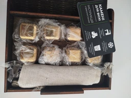 Кубики для віскі Moltis Relax Whiskey Stones Original Wood 8 шт з металу у золотому кольорі (MBG-10510) 10092 фото від покупців 1