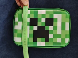 Детский школьный пенал Майнкрафт Minecraft для мальчиков зеленый органайзер 3 отделения фото от покупателей 16