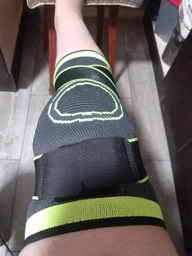Бандаж колінного суглоба Knee Support спортивний наколінник 100 г Grey (901KSBNDJ) CLS55 фото від покупців 2