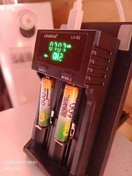 Зарядное устройство универсальное Liitokala Lii-S2, 2 канала, LCD дисплей, поддерживает Li-ion, Ni-MH и Ni-Cd AA (R6), ААA (R03), AAAA, С (R14) фото от покупателей 4