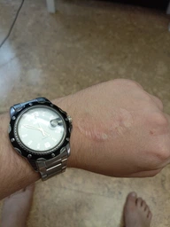 Мужские часы Skmei 0992 S Robby Steel Серебристые с белым циферблатом фото от покупателей 1